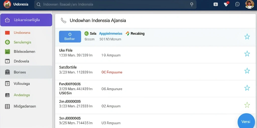 Tampilan antarmuka yang user-friendly.