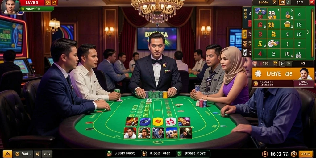 Tampilan menu utama GB777 yang menarik.