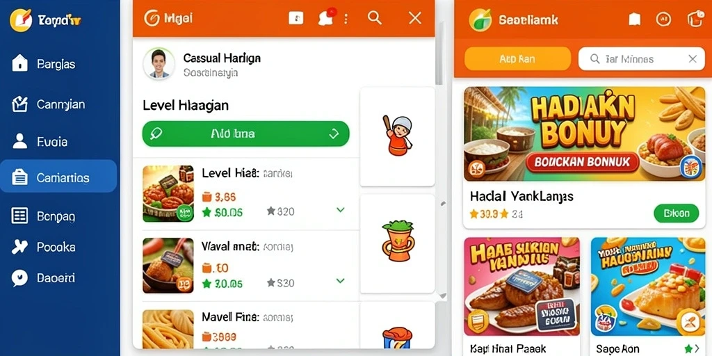 Tampilan antarmuka yang menawan dan intuitif.