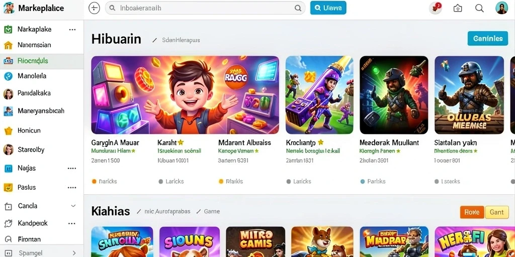 Tampilan antarmuka pengguna yang menarik dan mudah dinavigasi.