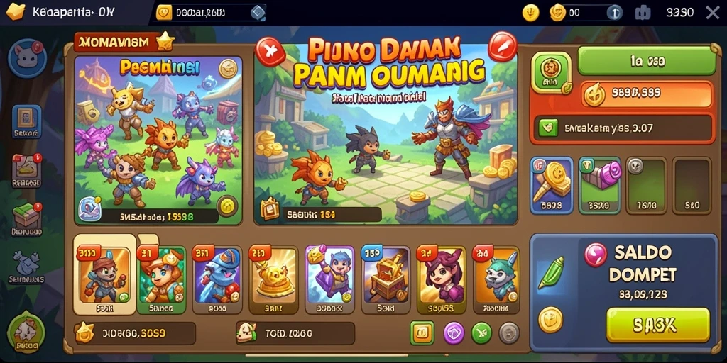 Tampilan antarmuka yang menarik dan user-friendly.