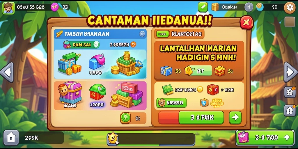 Tampilan antarmuka yang menarik dan mudah digunakan.